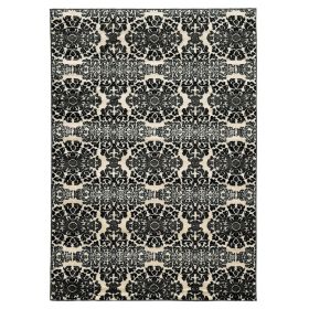 Elegance SnowFlakes Grey & Ivory 8x10, Rug
