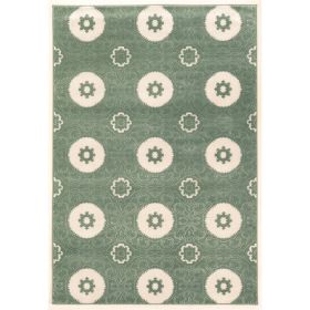 Prisma Karma Aqua & White 5.3x7.6, Rug