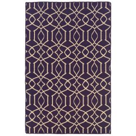 Salonika Reversible Irongate Purple 5x8, Rug