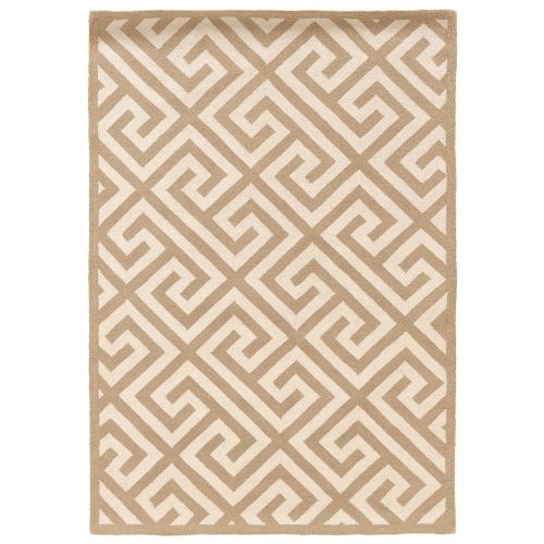 Silhouette GreekKey Beige & Ivory 2x3, Rug