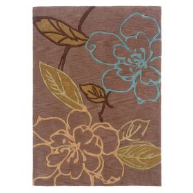 Trio Space Dyed Thistle & Blue 5x7, Rug