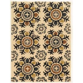 Trio Suzanni Ivory & Multi 8x10, Rug