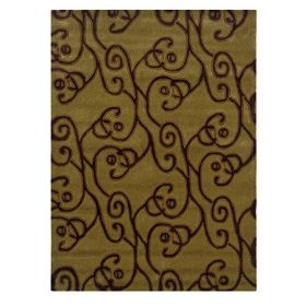 Trio Milard Green & Brown 8x10, Rug