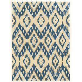 Trio Samu Blue & Ivory 5x7, Rug