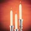 SPAAS Ivory Taper Candles - 14 Pack | 9 Inch Tall Candles, Unscented Premium Wax | 8 Hour Long Burning Ivory Candlesticks for Home Decoration, Wedding