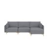 L Shape Sectional Sofa with USB