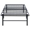 Black Twin Platform Bed