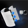 Air Purifiers for Bedroom Home, True HEPA Filter Air Purifiers for Desktop Office Car Pets with USB Cable, Small Air Cleaner,  Remove Smoke, Dust, Odo