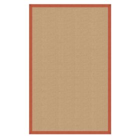 Athena Sisal & Burnt Orange 5x8, Rug