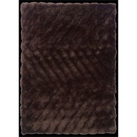 Links Zigzag Chocolate 8x10, Rug