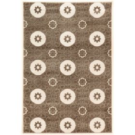 Prisma Karma DarkBrown & White 8x10.4, Rug